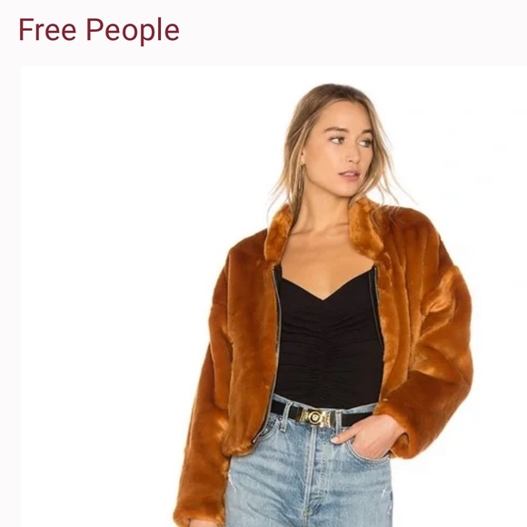 FREE PEOPLE Soft Faux Furry Bomber Jacket - Picture 4 of 12